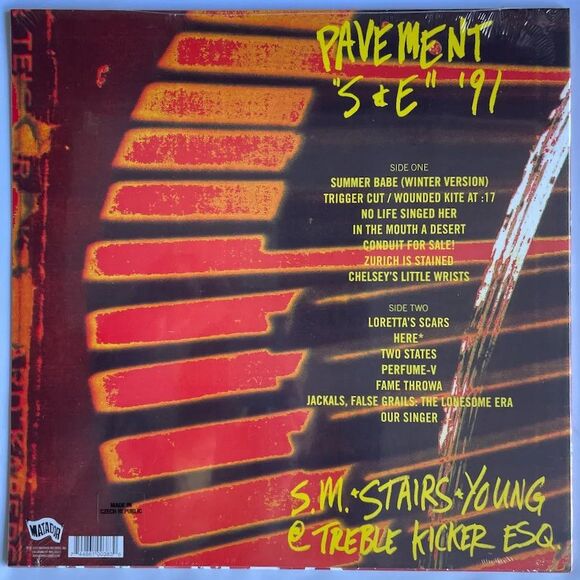Pavement Slanted and Enchanted NEW 30th Ann. Red, White, Black Splatter Vinyl - Picture 3 of 3